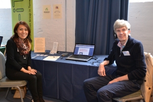 David pictured wiht his wife Toshie here at Dyslexia Information Day 12 18th October 2014 at Enginuity in Coalbrookdale Photograph by Ryan Biggs. 